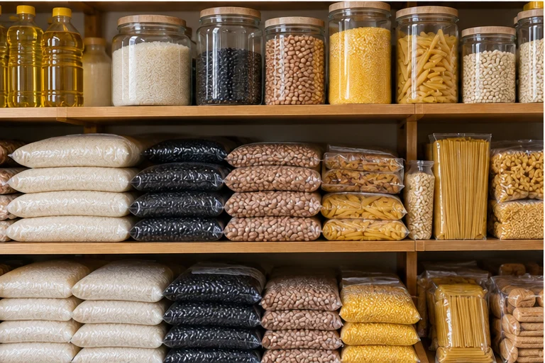 Mini mercadinho — imagem ilustrativa de alimentos